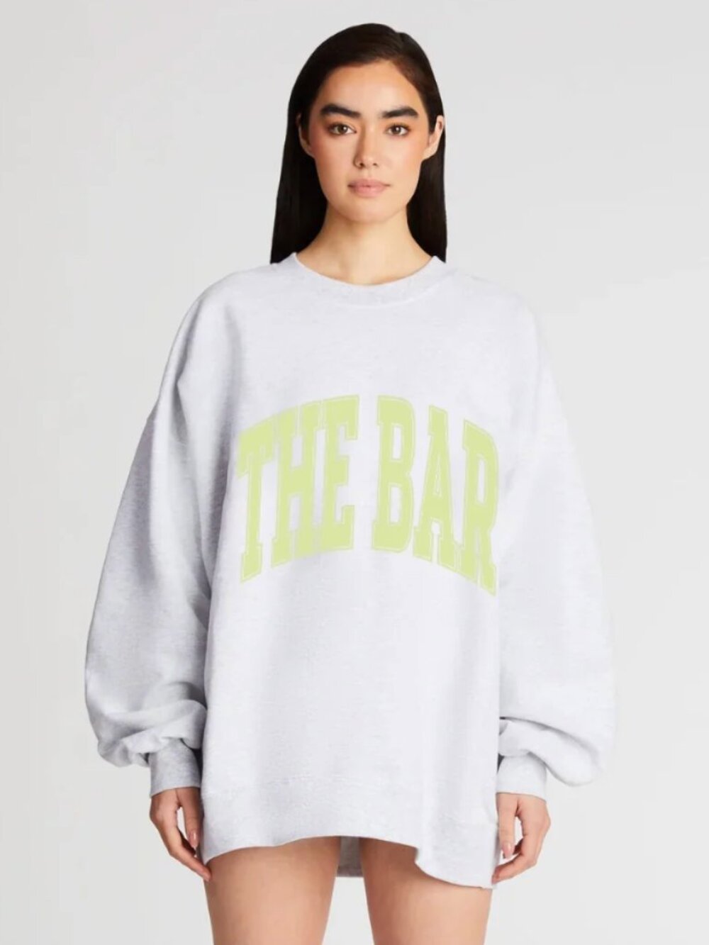 The Bar THE BACH Graphic Sweatshirt Neon Yellow/Green Brand New Sz Medium/Large